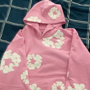 Denim Tears Pink Hoodie (Size M) (Color Pink)